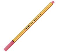 STABILO Stylo-Feutre POINT 88 Pointe Fine 0,4 mm Rouge FLUO 150702