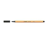 STABILO Stylo Fineliner pointe fine 0,4 mm encre noire Stabilo Point 88 (3 pièces/lot).