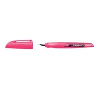 Stabilo Stylo Plume Easybuddy Fluo L, Pour Gauchers, Rose