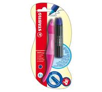 Stabilo Stylo roller ergonomique EASYoriginal rechargeable pour droitier avec 3 recharges (Rose/rose clair)