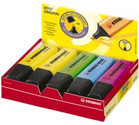 STABILO Surligneur BOSS® ORIGINAL 70/10-1 jaune, vert, rose, bleu 2 mm, 5 mm 10 pc(s)