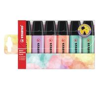 STABILO - Surligneur - BOSS ORIGINAL Pastel - Pochette x 6 surligneurs pastel - coloris assortis