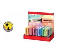 STABILO Surligneur BOSS ORIGINAL Pastel - présentoir 45 pièces - pointe biseautée multicolore