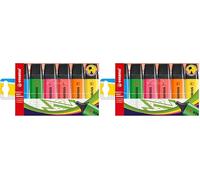 STABILO - Surligneur - BOSS ORIGINAL - Pochette x 6 surligneurs fluo - coloris assortis (Lot de 2)