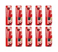 STABILO - Surligneur - BOSS ORIGINAL VRAI ROUGE - 10 x 1 surligneur fluo - Vrai rouge - Blister