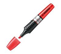 STABILO Surligneur LUMINATOR Niveau d'encre Visible Pte Biseautée Rouge