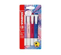 STABILO - Surligneur - swing cool NatureCOLORS Wildflower - fins - étui de 4