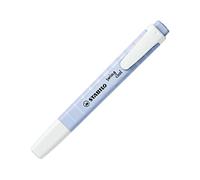 Surligneur stabilo swing cool pastel edition format stylo pointe biseautee trace 1/4mm clip coloris nuage de bleu