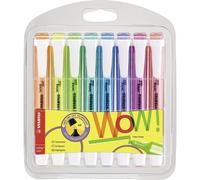 Surligneur Stabilo Swing Cool couleurs assortie Fluo - Pochette de 8