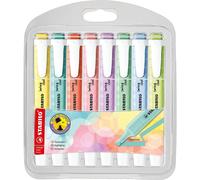 STABILO swing cool Pastel marqueur 8 pièce(s) Pointe biseautée Couleurs assorties