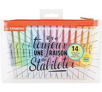 STABILO swing cool Pastel - Surligneur - Trousse x 14 surligneurs 100% pastel