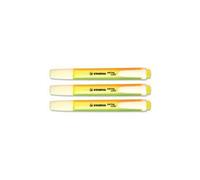 Stabilo - Swing Cool - Surligneur De Poche - Pointe Biseautée - Jaune - Lot De 10