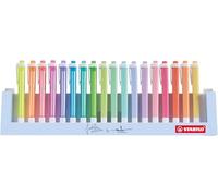 STABILO Surligneur Swing Cool – set de bureau 18 pièces