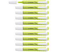 STABILO Surligneur Swing Cool Lot de 10 fluo Jaune
