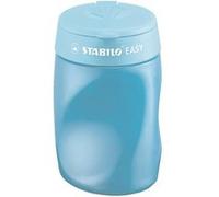 STABILO Taille-crayons EasySharpener droitier ergonomique à réservoir 3 usages bleu