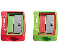Stabilo Taille-crayon en plastique pour crayons extra épais rot/hellgrün