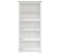 Stable&Durable - Blanc - Bibliothèque BODO blanc 82x40x173 cm bois pin massif 5 niveaux - Étagère d'Escalier HS569678490