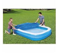Stable&Durable - Bleu - Bestway Couverture de piscine Flowclear 262x175x51 cm - Bâche de piscine&tapis de sol HS264463350