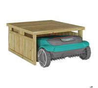 Stable&Durable - Marron - Garage pour tondeuse à gazon - 1 pc - Marron 73.5x81.5x38.5 cm - rangement pour outils HS771476404
