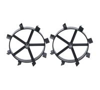 Stable&Durable - Noir - Roues métalliques pour cultivateur à essence 6,5 ch 2 pcs - Motoculteurs&rotoculteurs HS572287352