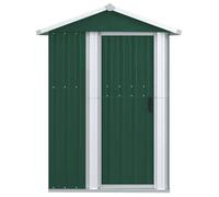 Stable&Durable - Vert - Abri de jardin - 1 pc - Vert 126x97 5x177 cm Acier galvanisé - rangement pour outils HS300541753
