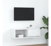 Stabli Möbel Armoire TV Blanc 80x31x25,5 cm Bois composite - Armoires TV CC7152849 1parcel