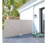 Stabli Möbel Pliable Terrassen-Seitenfächer Creme 300×150 cm - Parasols CC1407723 1parcel