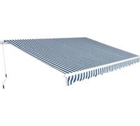 Stabli Möbel store à bras articulé 450 cm bleu/blanc - Stores CC3949142 3parcel