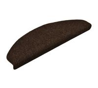 Stabli Möbel Stufenmatten Selbstklebend 15er-set 65x21x4 cm Braun Halbrund Groß - Tapis d'escalier CC3128445
