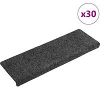 Stabli Möbel Tapis d'escalier Auto-adhésif 30 pcs. Gris 65x21x4 cm Tapis de marche CC856121