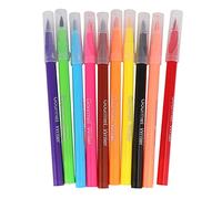 Staccatory Lot de 10 stylos pigmentés comestibles - Pour dessin, , gâteaux - Outils de décoration de gâteaux - Pour bricolage