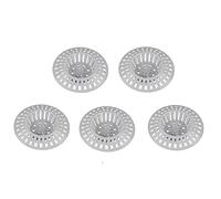 Staccatory Lot de 5 filtres à cheveux anti-blocage pour lavabo Diamètre 60 mm