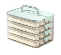 Stackable Cookie Storage Container, Airtight Fresh-Keeping Food Box, Portable Storage with Ergonomic Handle, Versatile Kitchen Container for Biscuits Dumplings and Cheese, Ideal for Home Picnic