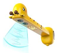 Stadiomètre à ultrasons - 5 x 7,5 x 24,5 cm - Appareil de hauteur portable - Motif girafe - Stadiomètre intelligent rechargeable pour la maison - Pour, bébés, tout-petits, garçons, filles