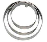 Staedter 3 pièces Bague terrasse Cutter avec Ensemble de Lisse, Argent
