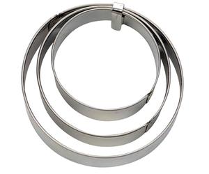 Staedter 3 pièces Bague terrasse Cutter avec Ensemble de Lisse, Argent