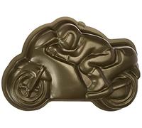 Städter 618046 Moule à gâteau avec revêtement anti-adhésif, forme de motard sur sa moto 29,5 cm