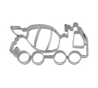 Staedter béton mixage gaufrage Cookie Cutter, Argent, 10.5 cm