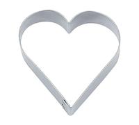 Städter Cœur Ø 18,0/3,0 cm de Haut, Fer Blanc, Argent, 18 x 18 x 3 cm
