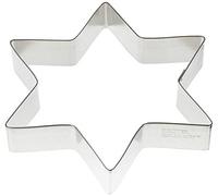Staedter Emporte-pièce en Fer Blanc à 6 Branches - 18 x 3 cm - Argenté - 18 x 3 cm