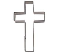 Staedter Emporte-pièce en Forme de Croix - Argent, Acier Inoxydable, Silver, 9 cm