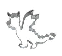 Städter Emporte-pièce en forme de dragon – acier inoxydable, argent, 8 cm