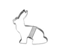 Staedter Emporte-pièce en Forme de Lapin Assis Argenté, Acier Inoxydable, Silver, 14 cm