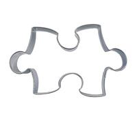 Staedter Emporte-pièce en Forme de pièce de Puzzle, Argent, 9 cm