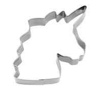 Staedter Emporte-pièce en Forme de tête de Licorne, Argent, 8 cm