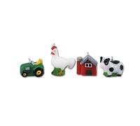 Staedter Ferme Forme Bougies, Multicolore, 4 pièces