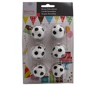 Staedter Football Ensemble de Bougies, Blanc, 6 pièces