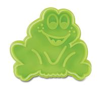 Staedter Grenouille gaufrage Emporte-pièce avec éjecteur, Vert, 5.5 cm