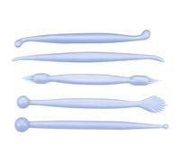 Staedter Lot d'accessoires de modelage, Bleu Clair, 5 pièces