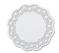 Staedter Moule à gâteau Rond, Blanc, napperons, 6 pièces, Papier, Blanc, 20 cm